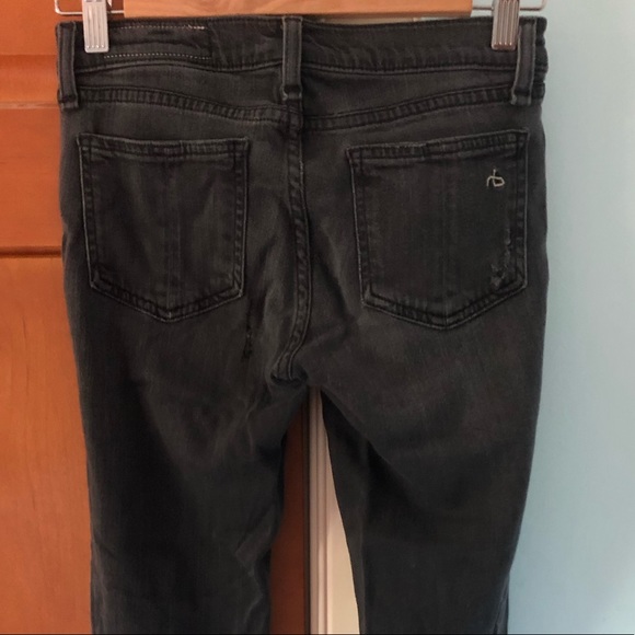 rag&bone Grey Ripped Skinny - Picture 4 of 5